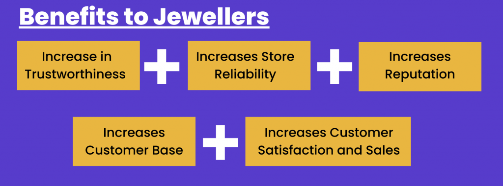 Benefits to Jewellers 